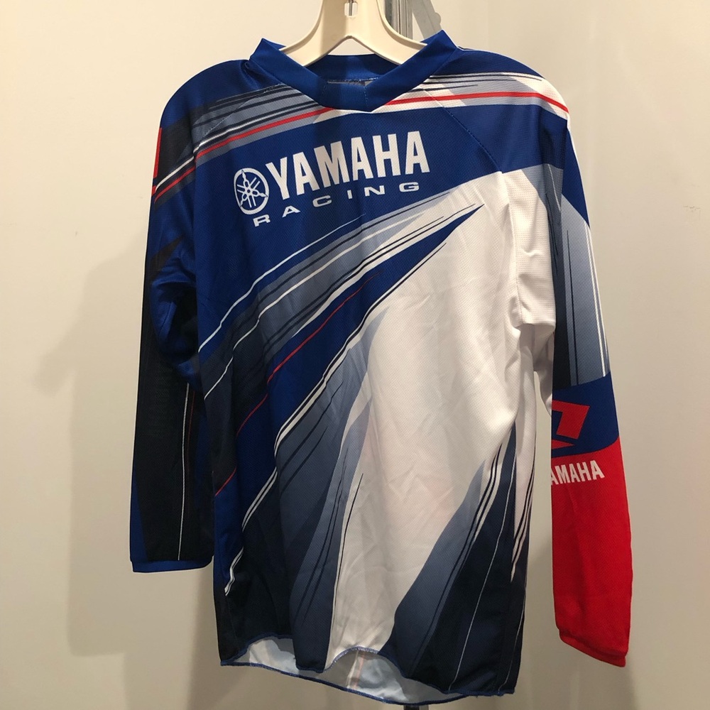 Yamaha Racing Blue and Red Jersey